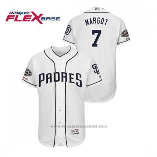 Maglia Baseball Uomo San Diego Padres Manuel Margot 150 Anniversario Flex Base Bianco