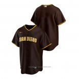 Maglia Baseball Uomo San Diego Padres Replica 2020 Road Marrone