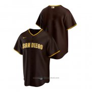 Maglia Baseball Uomo San Diego Padres Replica 2020 Road Marrone