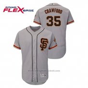 Maglia Baseball Uomo San Francisco Giants Brandon Crawford Autentico Flex Base Grigio