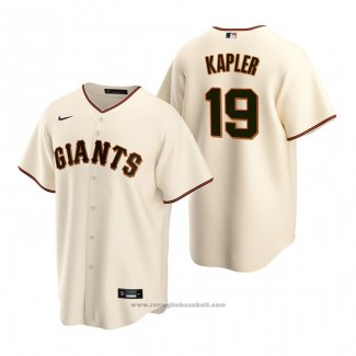 Maglia Baseball Uomo San Francisco Giants Gabe Kapler Replica Home Crema