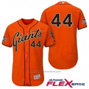Maglia Baseball Uomo San Francisco Giants Jake Peavy Arancione Alternato Flex Base