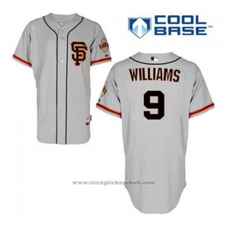 Maglia Baseball Uomo San Francisco Giants Matt Williams 9 Grigio Alternato Cool Base