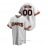 Maglia Baseball Uomo San Francisco Giants Personalizzate Cooperstown Collection Home Bianco