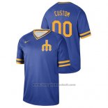 Maglia Baseball Uomo Seattle Mariners Custom Cooperstown Collection Legend Blu