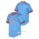 Maglia Baseball Uomo Texas Rangers Cooperstown Collection Mesh Wordmark V-Neck Blu