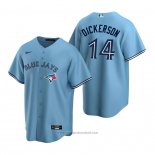 Maglia Baseball Uomo Toronto Blue Jays Corey Dickerson Alternato Replica Blu