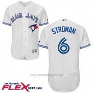 Maglia Baseball Uomo Toronto Blue Jays Marcus Stroman Autentico Collection Bianco Flex Base
