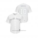 Maglia Baseball Uomo Toronto Blue Jays Reese Mcguire 2019 Players Weekend Replica Bianco