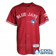 Maglia Baseball Uomo Toronto Blue Jays Rosso Cool Base