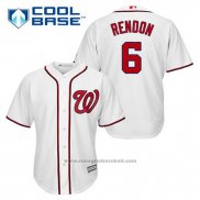 Maglia Baseball Uomo Washington Nationals Anthony Rendon 6 Bianco Home Cool Base