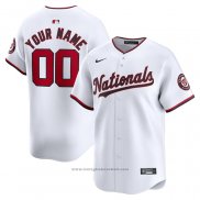 Maglia Baseball Uomo Washington Nationals Home Limited Personalizzate Bianco