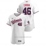 Maglia Baseball Uomo Washington Nationals Patrick Corbin Autentico 2020 Alternato Bianco