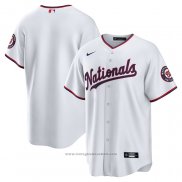 Maglia Baseball Uomo Washington Nationals Primera Replica Bianco