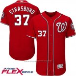 Maglia Baseball Uomo Washington Nationals Roberto Alomar Rosso Flex Base Autentico Collection