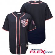 Maglia Baseball Uomo Washington Nationals Stars Stripes Flex Base Blu