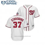 Maglia Baseball Uomo Washington Nationals Stephen Strasburg 2018 All Star Cool Base Bianco