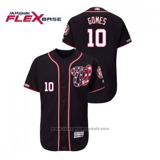 Maglia Baseball Uomo Washington Nationals Yan Gomes Autentico Flex Base Blu Rosso