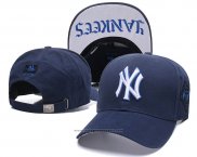 Cappellino New York Yankees Bianco Blu2
