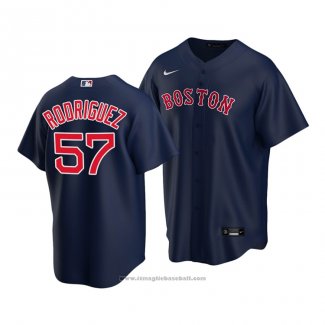 Maglia Baseball Bambino Boston Red Sox Eduardo Rodriguez Replica Alternato 2020 Blu