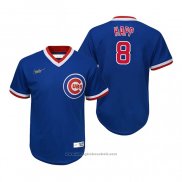 Maglia Baseball Bambino Chicago Cubs Ian Happ Cooperstown Collection Road Blu