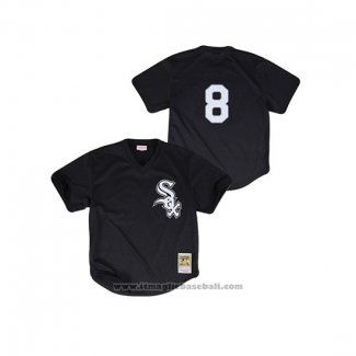 Maglia Baseball Bambino Chicago White Sox Bo Jackson Cooperstown Collection Mesh Batting Practice Nero