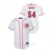 Maglia Baseball Bambino Cincinnati Reds Sonny Gray Replica Primera Bianco