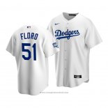 Maglia Baseball Bambino Los Angeles Dodgers Dylan Floro 2020 Primera Replica Bianco