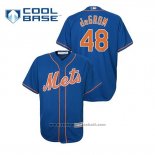 Maglia Baseball Bambino New York Mets Jacob Degrom Cool Base Alternato Blu