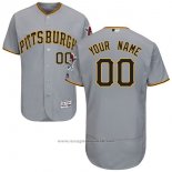 Maglia Baseball Bambino Pittsburgh Pirates Personalizzate Grigio