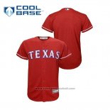 Maglia Baseball Bambino Texas Rangers Cool Base Replica Rosso
