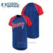 Maglia Baseball Bambino Texas Rangers Personalizzate Stitches Blu