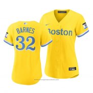 Maglia Baseball Donna Boston Red Sox Matt Barnes 2021 City Connect Replica Or