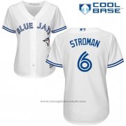 Maglia Baseball Donna Toronto Blue Jays Marcus Stroman Cool Base Bianco