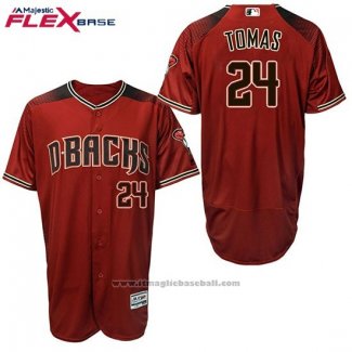 Maglia Baseball Uomo Arizona Diamondbacks 24 Yasmany Tomas 2017 Flex Base