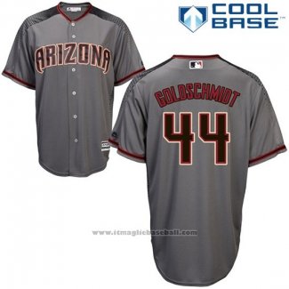 Maglia Baseball Uomo Arizona Diamondbacks 44 Paul Goldschmidt Grigio 2017 Cool Base