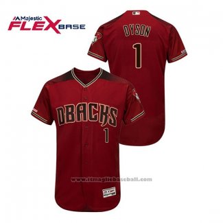 Maglia Baseball Uomo Arizona Diamondbacks Jarrod Dyson Autentico Flex Base Rosso