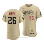 Maglia Baseball Uomo Arizona Diamondbacks Pavin Smith 2021 City Connect Autentico Or