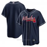 Maglia Baseball Uomo Atlanta Braves Alternato Replica Blu