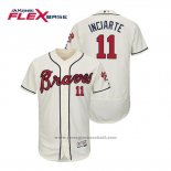Maglia Baseball Uomo Atlanta Braves Ender Inciarte Flex Base Autentico Collezione Alternato 2019 Crema
