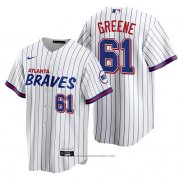 Maglia Baseball Uomo Atlanta Braves Shane Greene Replica 2021 City Connect Bianco