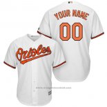 Maglia Baseball Uomo Baltimore Orioles Personalizzate Bianco