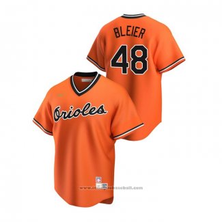 Maglia Baseball Uomo Baltimore Orioles Richard Bleier Cooperstown Collection Alternato Arancione