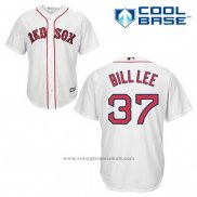 Maglia Baseball Uomo Boston Red Sox 37 Bill Lee Bianco Home Cool Base