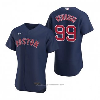 Maglia Baseball Uomo Boston Red Sox Alex Verdugo Autentico Alternato 2020 Blu