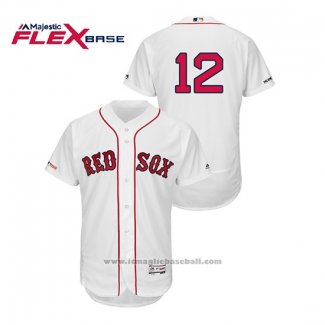 Maglia Baseball Uomo Boston Red Sox Brock Holt Flex Base Bianco