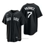Maglia Baseball Uomo Boston Red Sox Christian Vazquez Replica 2021 Nero