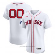 Maglia Baseball Uomo Boston Red Sox Elite Home Personalizzate Bianco
