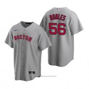 Maglia Baseball Uomo Boston Red Sox Hansel Robles Replica Road Grigio