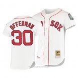 Maglia Baseball Uomo Boston Red Sox Jose Offerman Cooperstown Collection Autentico Home Bianco